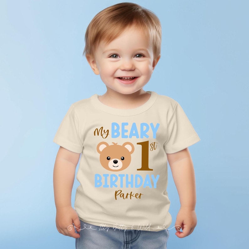 My Beary 1st Birthday First Birthday Onesie or Shirt for boy