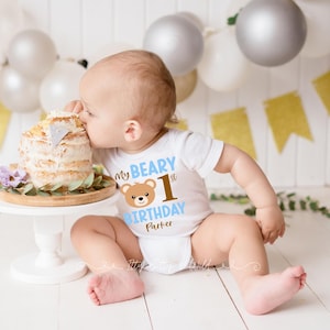My Beary 1st Birthday First Birthday Onesie or Shirt for boy