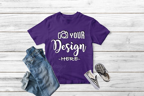 Childrens purple hotsell t shirt