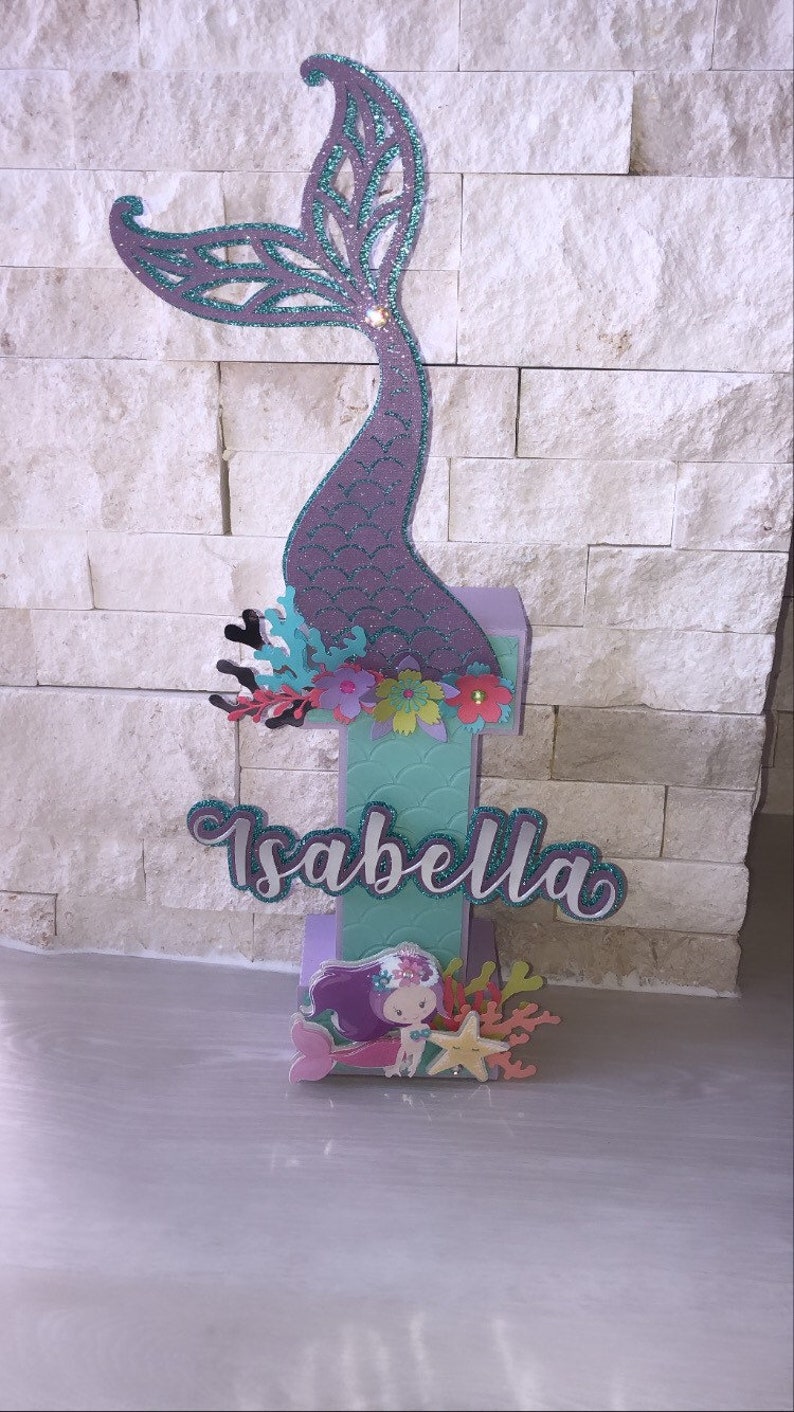 Big 3D letter