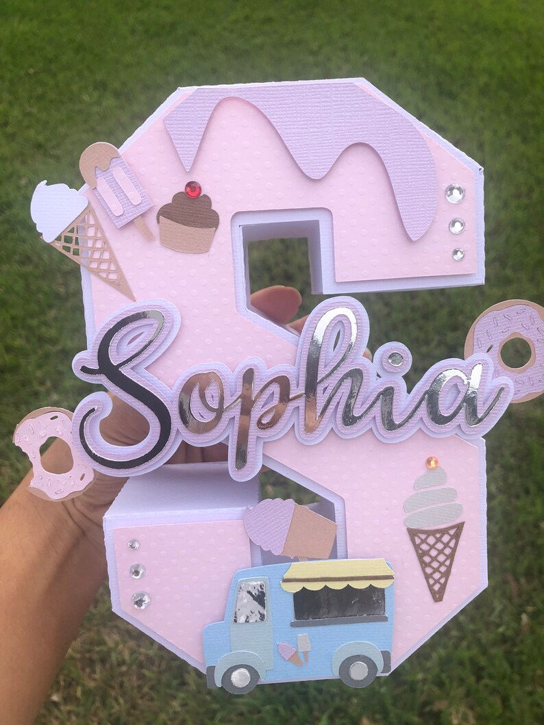 Big 3D letter