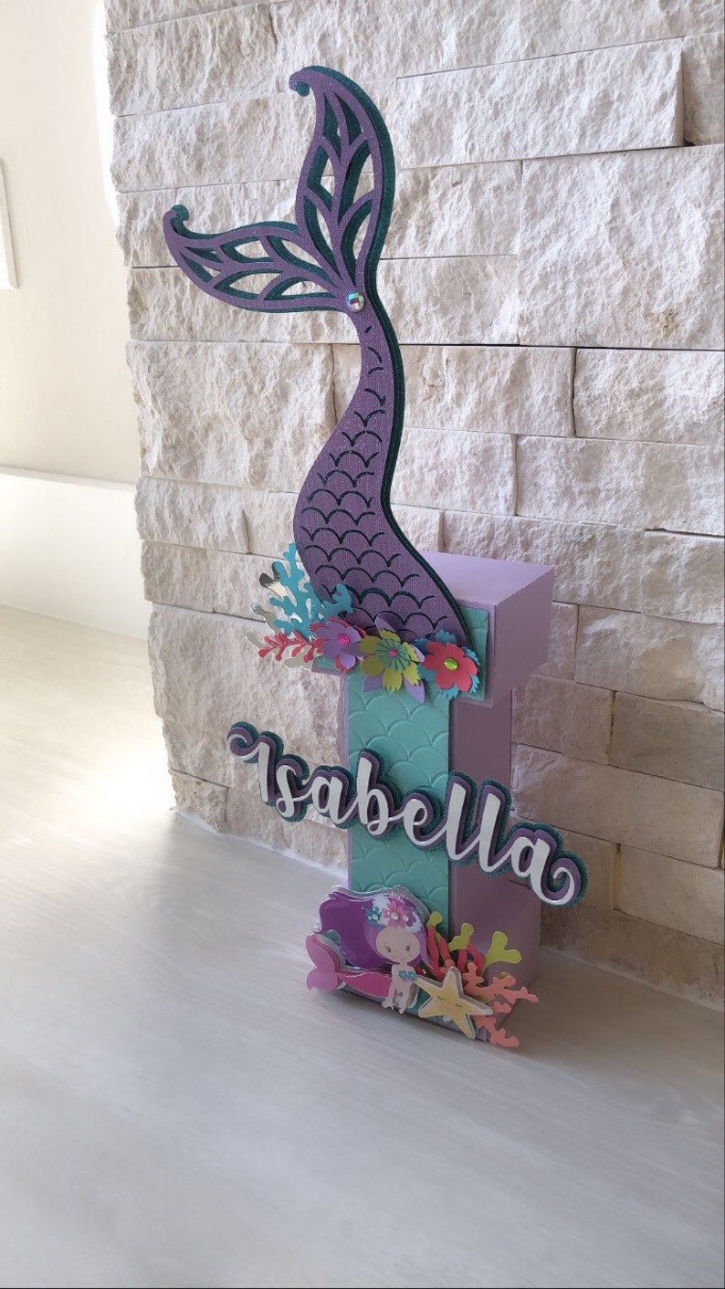 Big 3D letter