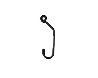 Wrought Iron Metal Robe & Closet Hook - Hand Forged By Amish Craftsmen in USA -