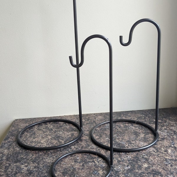 Wrought Iron Counter Stand, Small, Medium, Large Amish Made