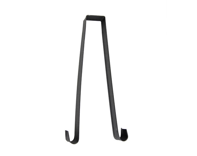 Black Iron Scroll Ornate Door Wreath Hanger Large Display Over the Door