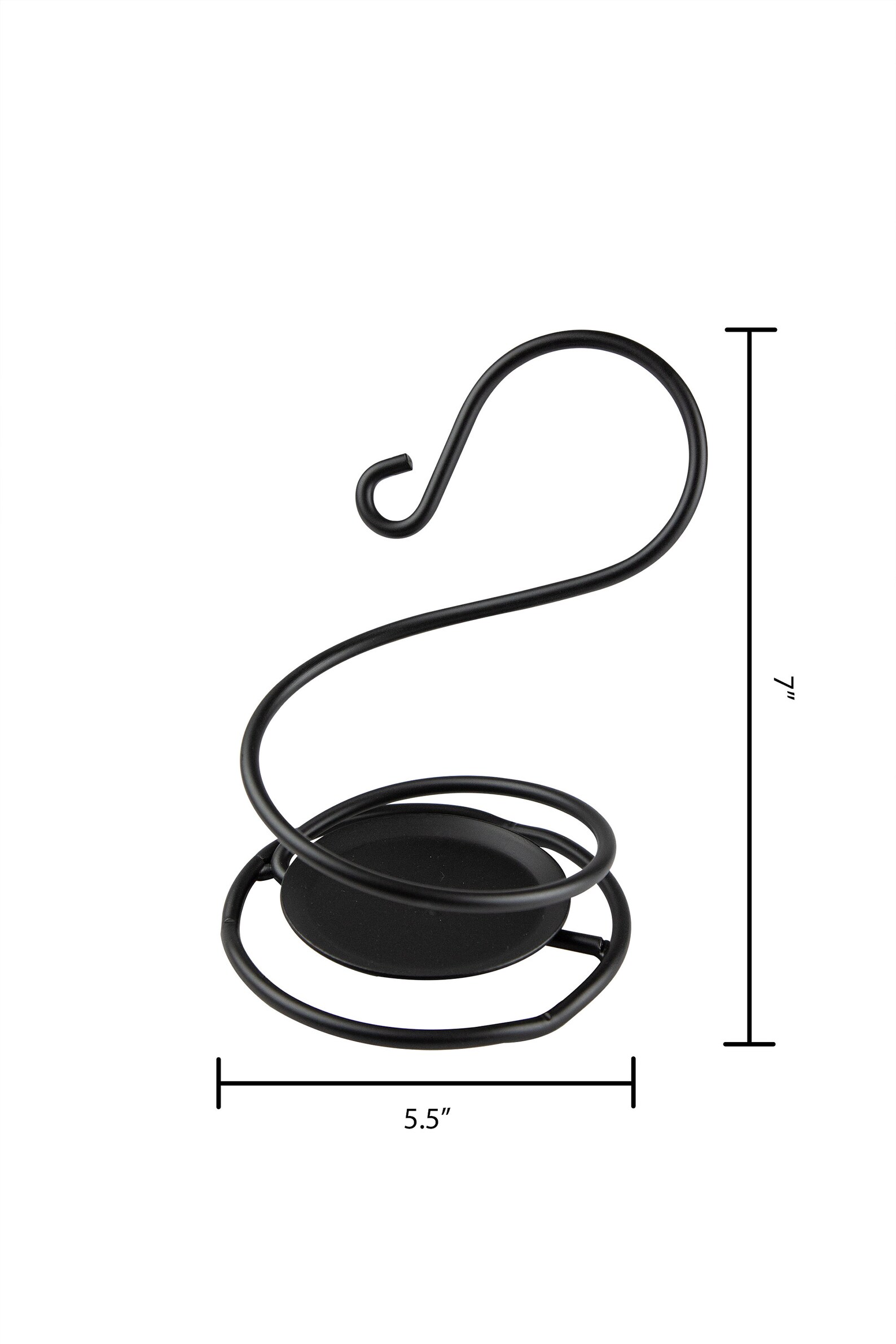 Wrought Iron Coil Candle Holder Stand Amish Made USA Etsy