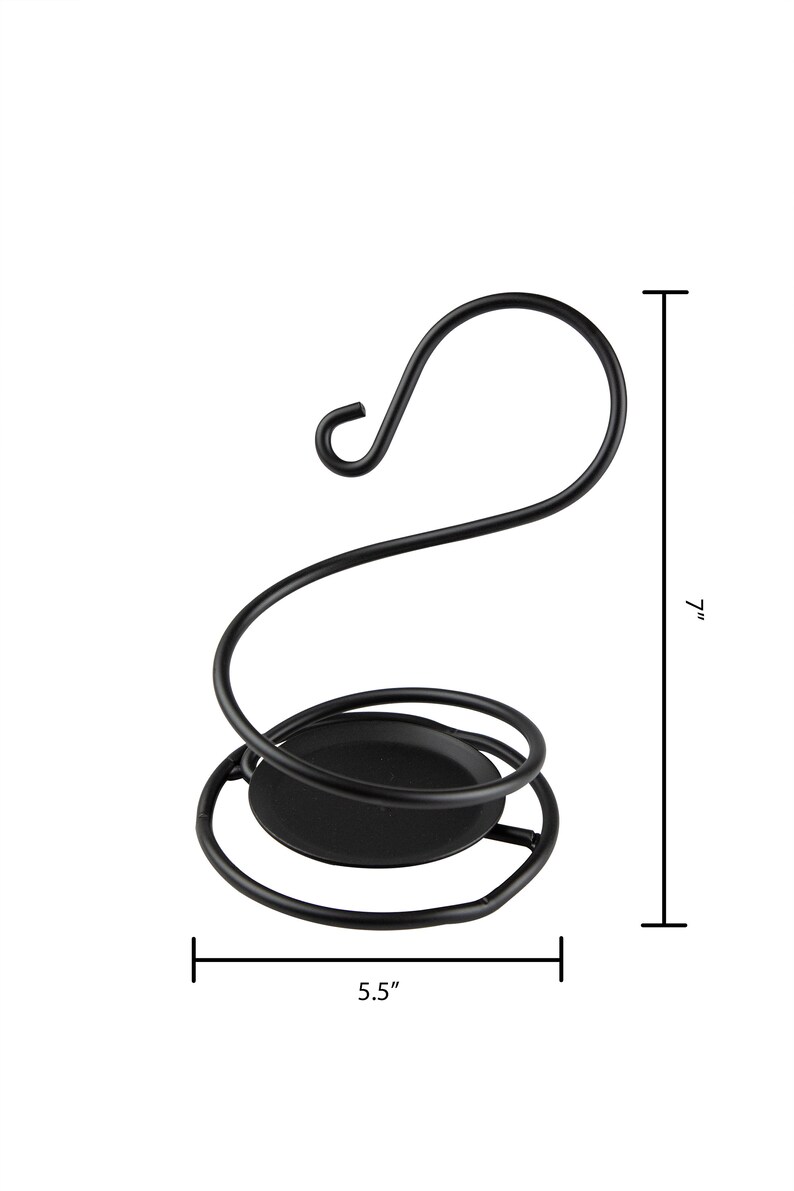 Wrought Iron Coil Candle Holder Stand Amish Made USA Etsy