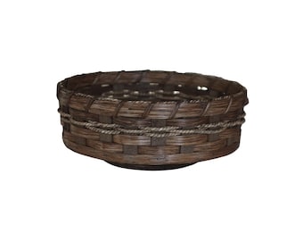 Woven Lazy Susan Basket, Amish Handmade Woven Basket, Customizable