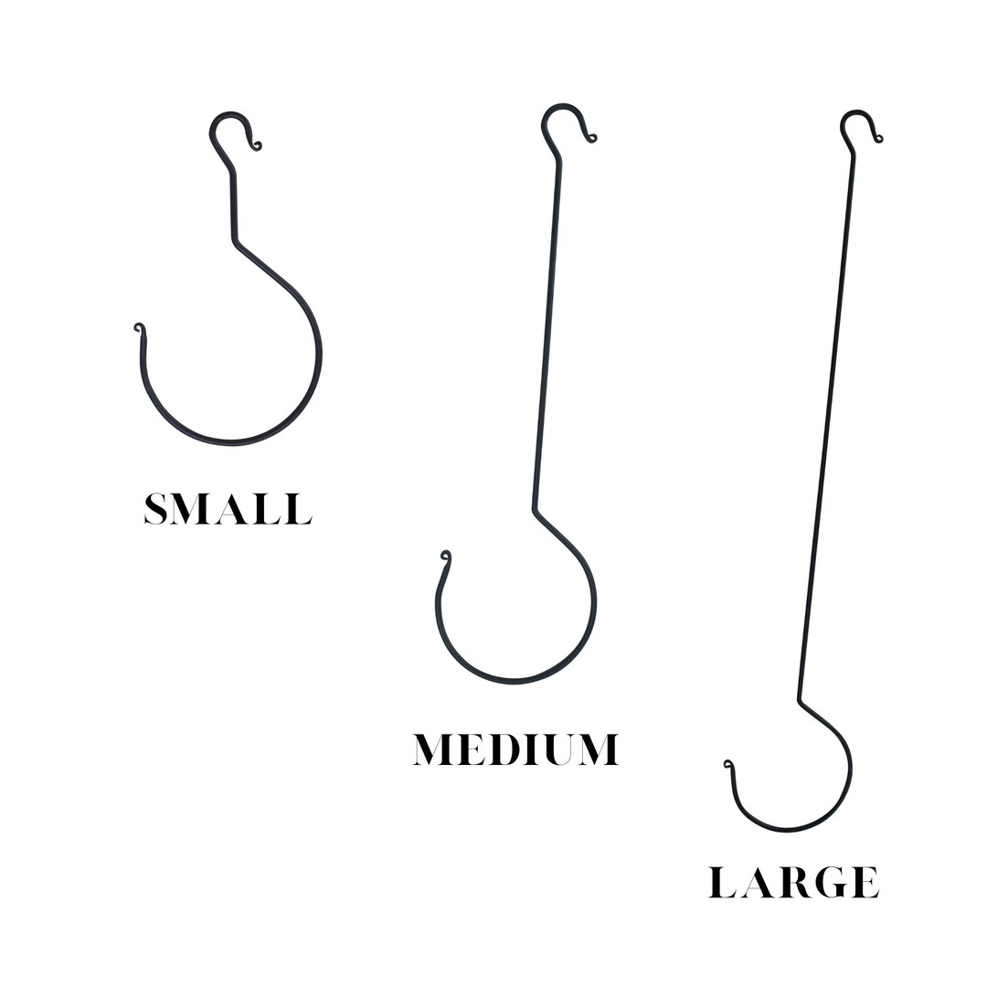 Tree Limb Hook Amish Made 3 Sizes Perfect for Wind Chimes, Birdhouses