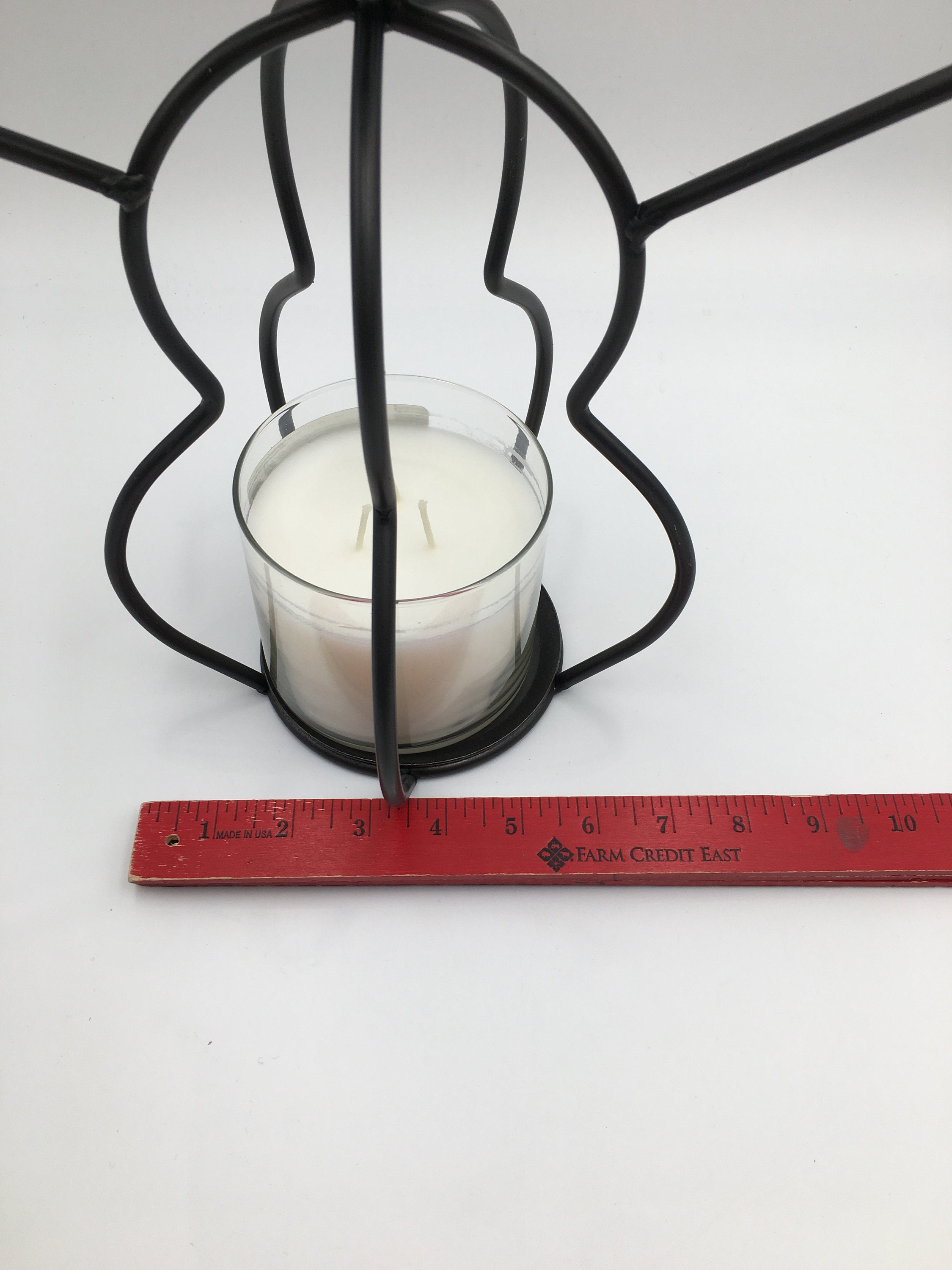 Snowman Jar Candle Holder Decor Amish Handmade Black Wrought Etsy UK