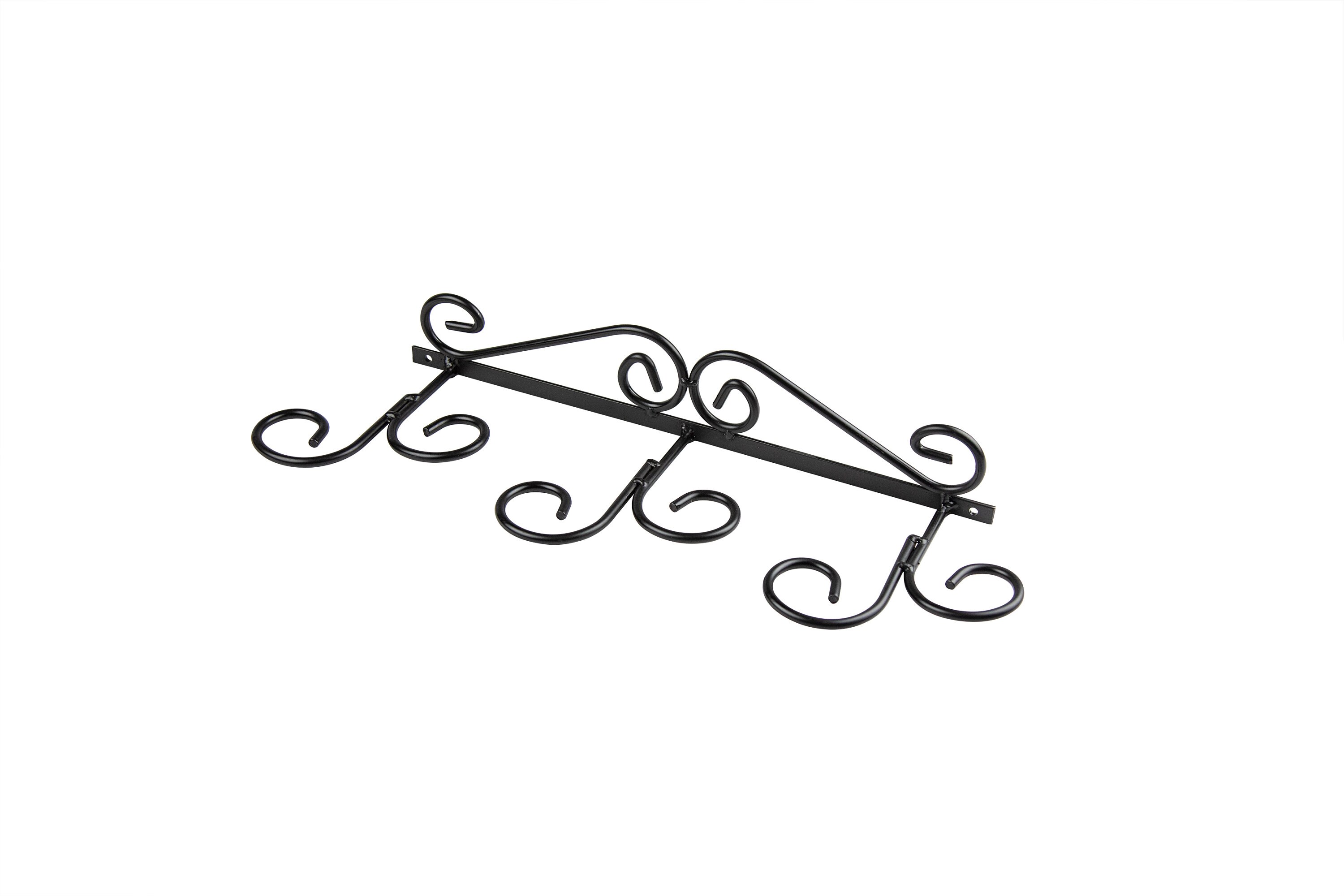 6 Wine Stem Glass Rack Wall Mount Holder Wrought Iron Amish Etsy UK