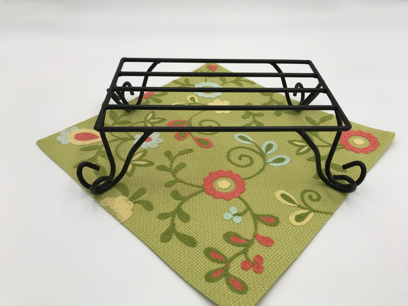 Wrought Iron Tray Riser Food Tray Holder Etsy