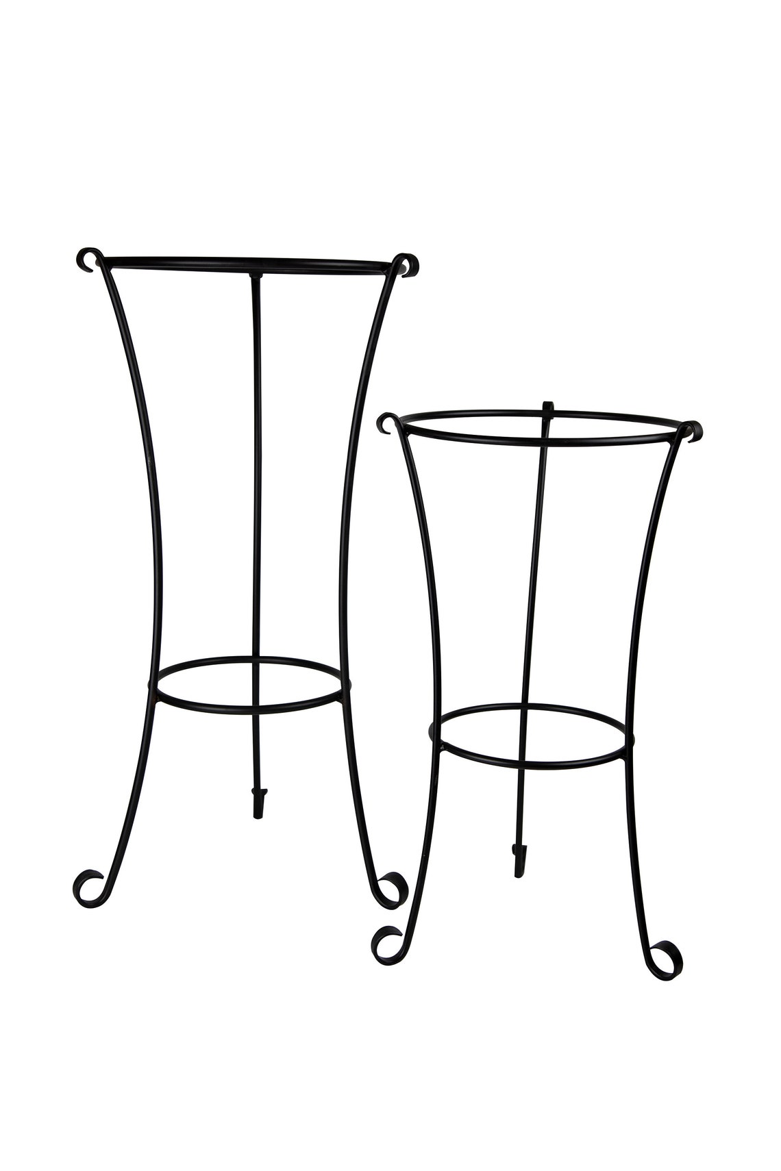 Pedestal Flower Pot Stand Wrought Iron Metal Handmade by - Etsy