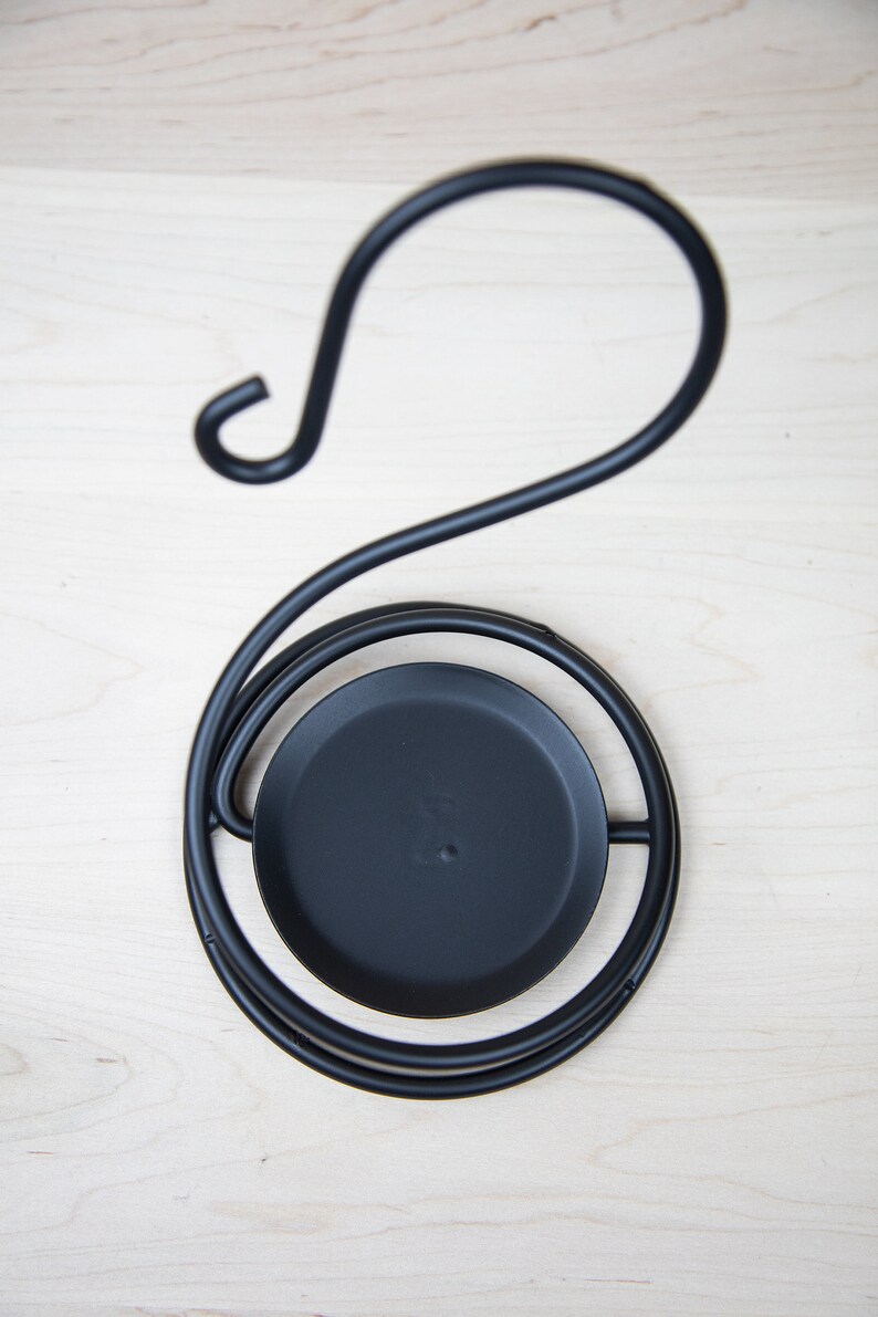 Wrought Iron Coil Candle Holder Stand Amish Made USA Etsy