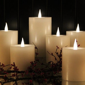 LED Wax Candles, Amish Made, Moments Captured Candles image 4