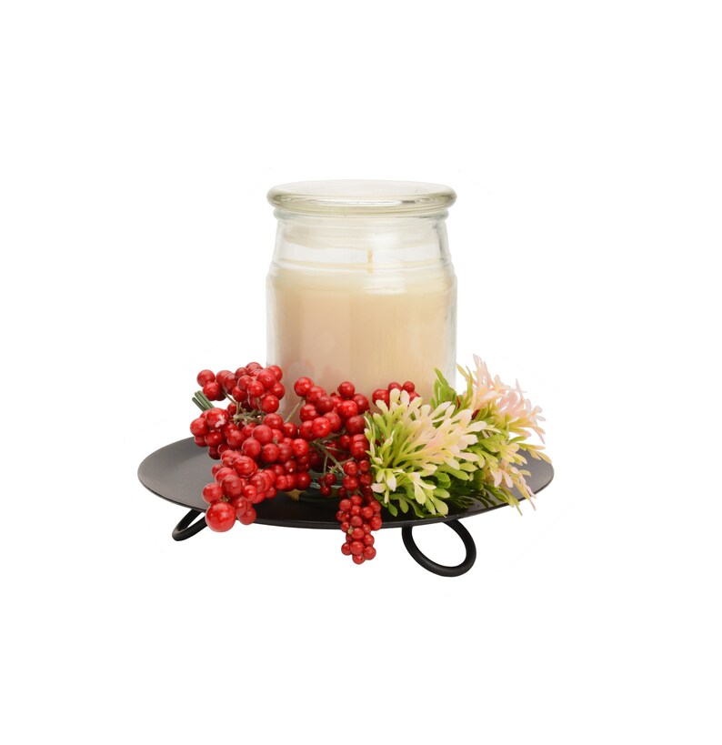 Wrought Iron Pillar Cake Pan Candle Holder Stand Amish Made Etsy