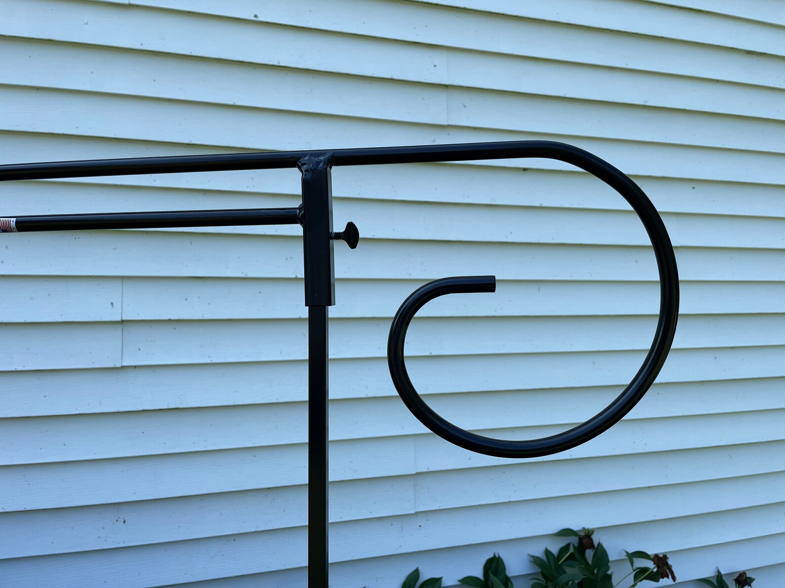 Large Flag Holder Oversized Flag Heavy Duty Black Outdoor Etsy