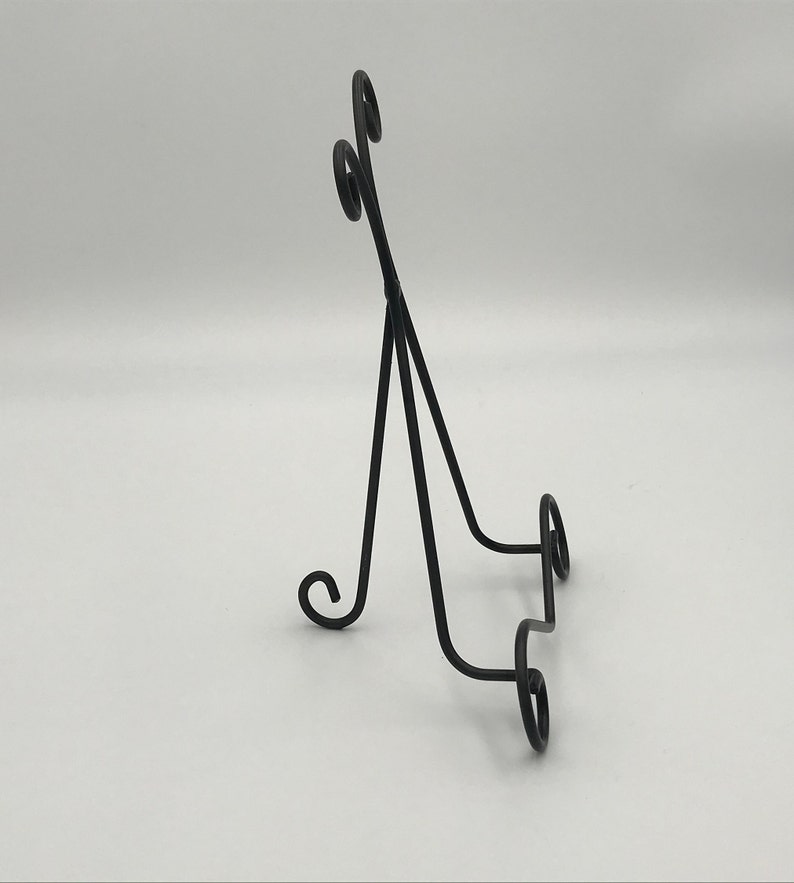 Small Wrought Iron Picture Stand Easel Amish Handmade in USA Etsy