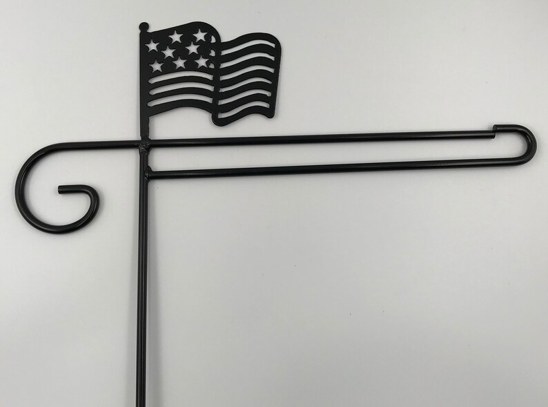 American Flag Holder Hook Stand Garden Decoration Heavy Duty Etsy