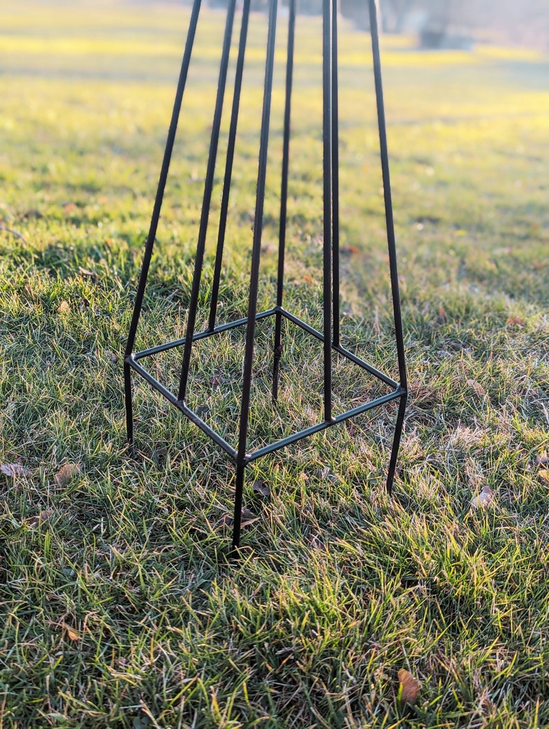 Schmiedeeisen Armillar Amish made Yard Dekor Metall Bild 3