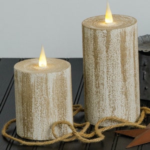 LED Wax Candles, Amish Made, Moments Captured Candles Clay