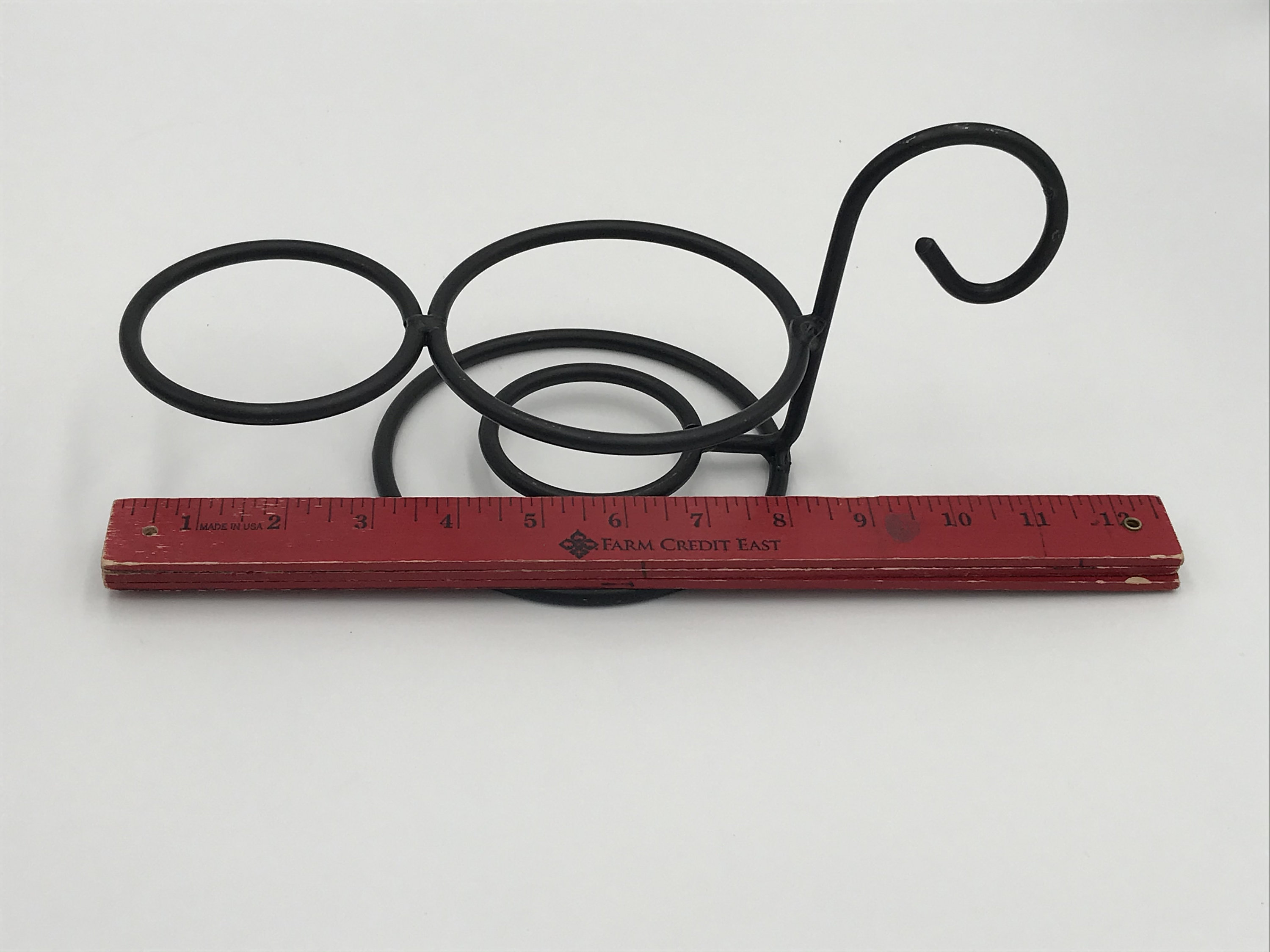 Black Wrought Iron Jar Candle Stand & Lid Holder Amish Etsy