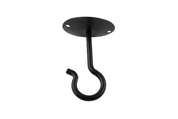 Black iron ceiling sale hooks