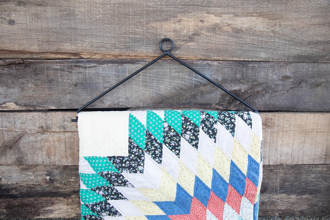 Wrought Iron Quilt Hangers Amish Made With Wrought Iron Etsy