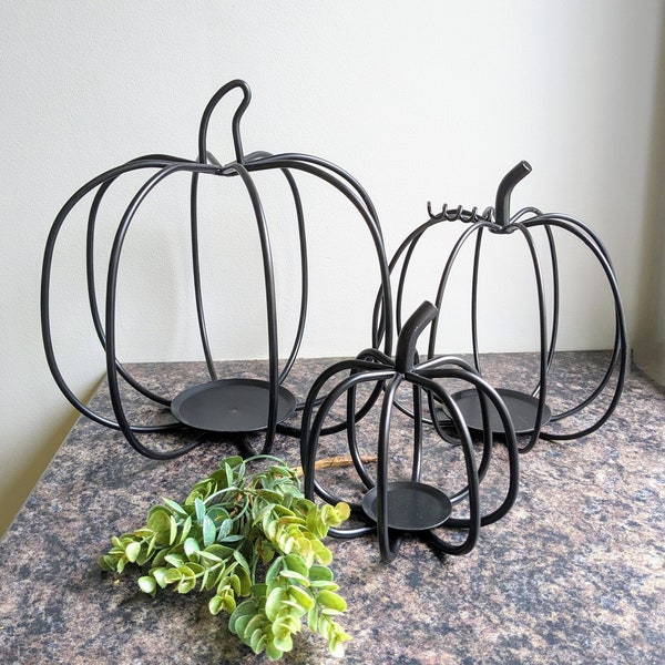 Wrought Iron Pumpkin Etsy