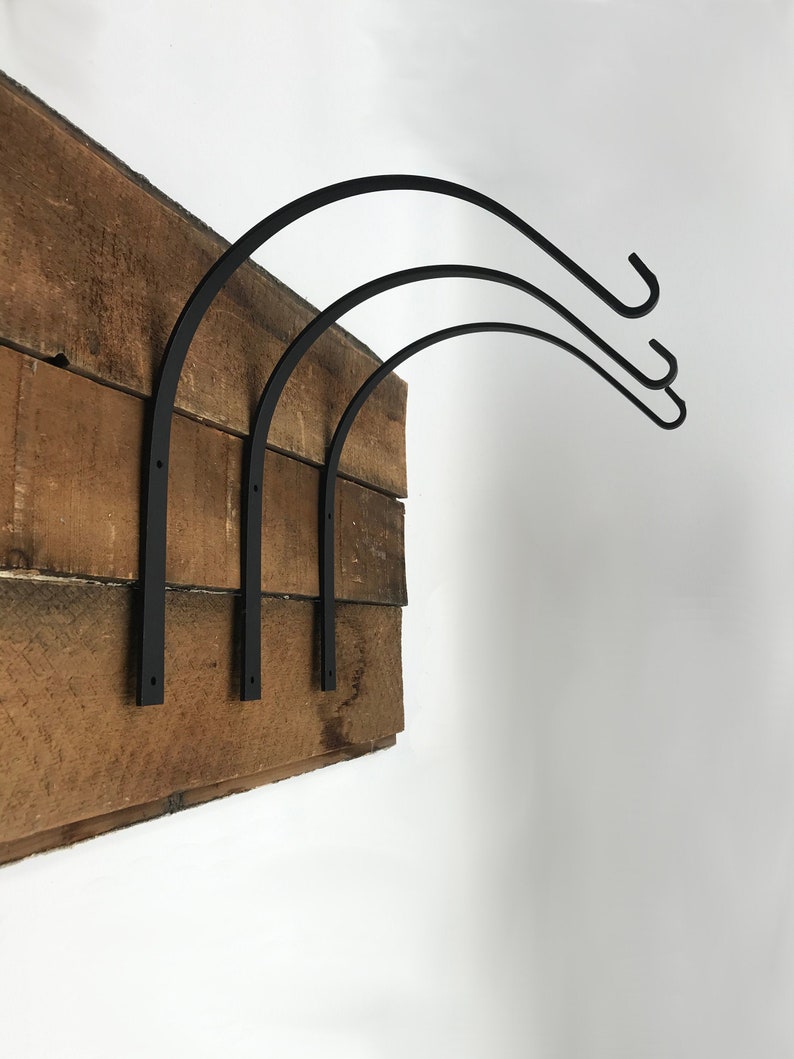 Arched Hook Plant Hanger Hook Amish Made Hand Etsy