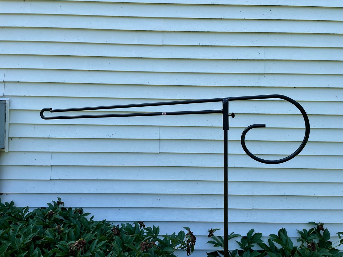 Large Flag Holder Oversized Flag Heavy Duty Black Outdoor Etsy