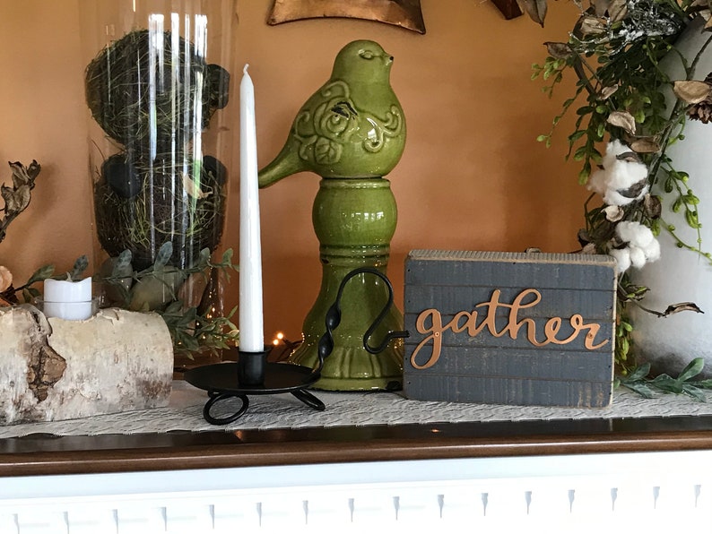 Handheld Metal Taper Candle Holder Amish Handmade in USA Etsy