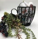Black Wrought Iron Coffee Mug Keurig K Cup Holder for 16 K-Cups Storage Pods Organizer, Creamer Dispenser,  Amish Handmade in USA 