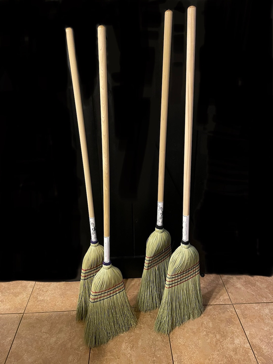 Kitchen and Barn Broom, Handmade Corn Brooms, Amish Made High Quality