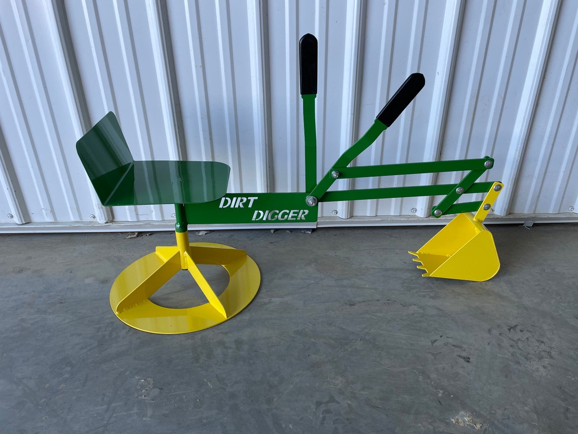 Heavy Duty Dirt Digger Sandbox Playground Ride on Toy Backhoe Etsy
