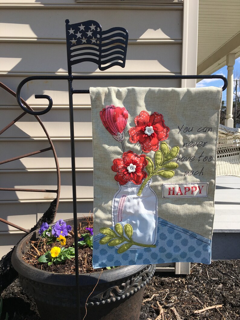 American Flag Holder Hook Stand Garden Decoration Heavy Duty Etsy