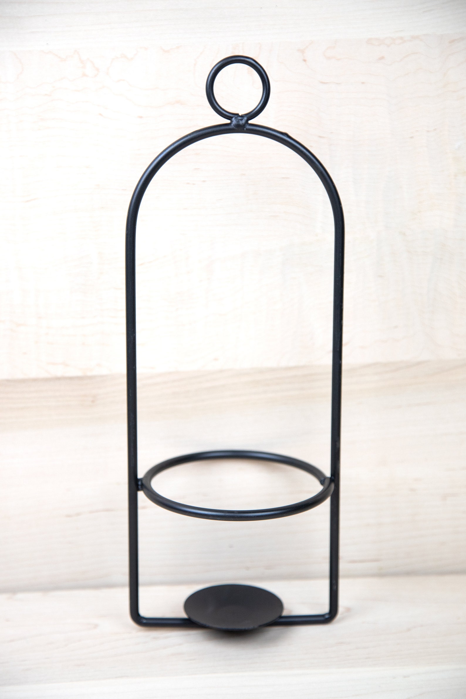 Metal Hanging Candle Holder Wrought Iron Amish Handmade in Etsy