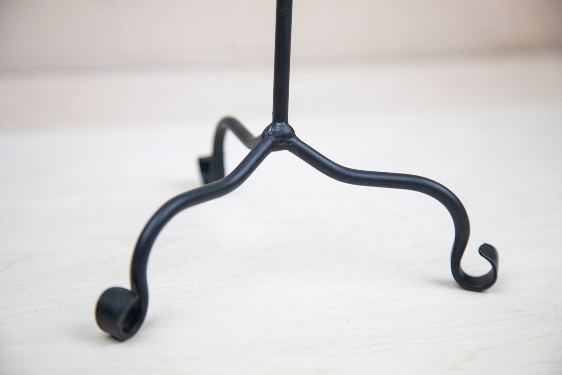 Wrought Iron 4 Coffee Mug & Tea Cup Rack Holder Metal Tree Etsy