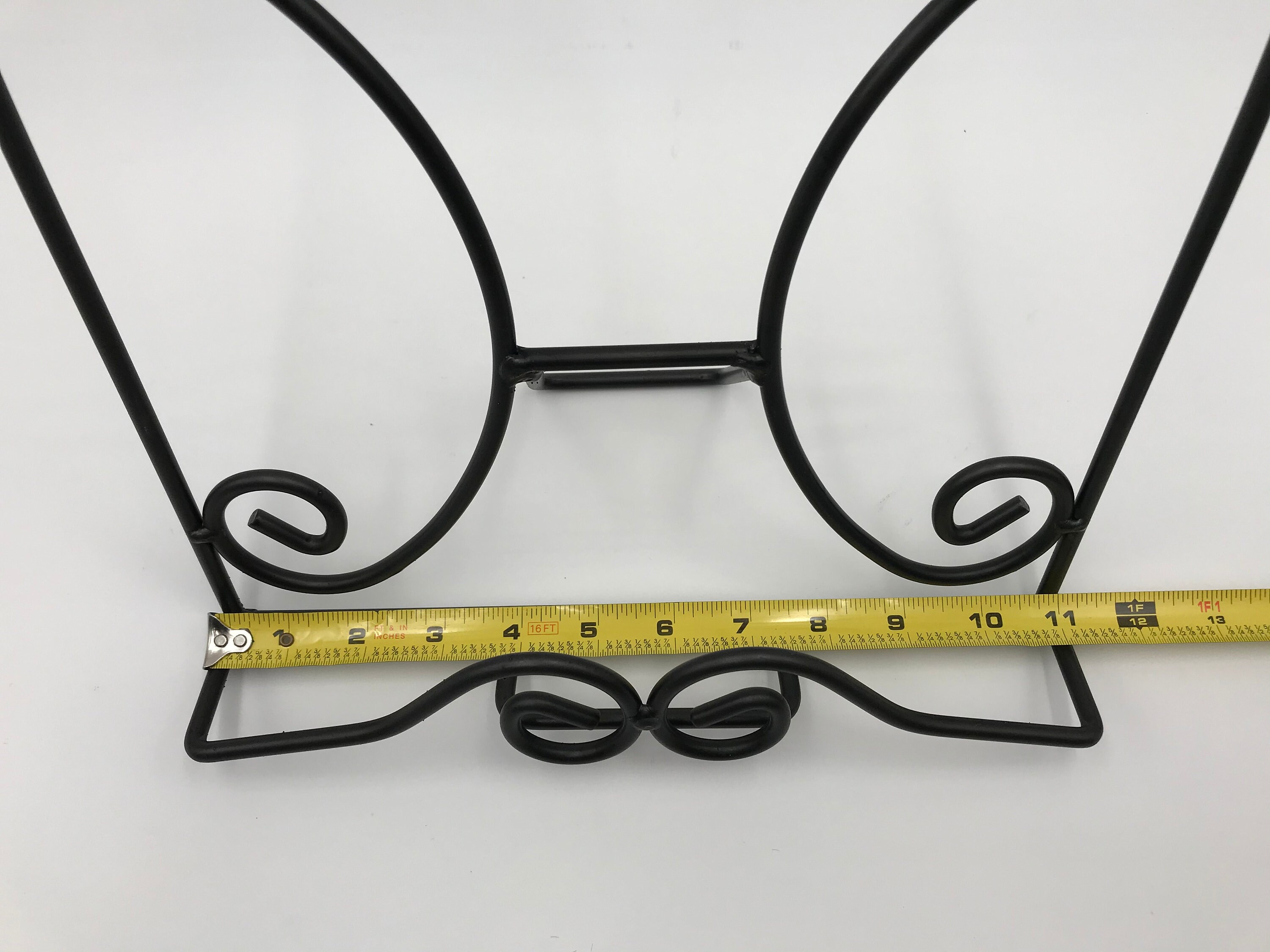Black Wrought Iron Book Picture Display Stand Easel Tabletop Etsy