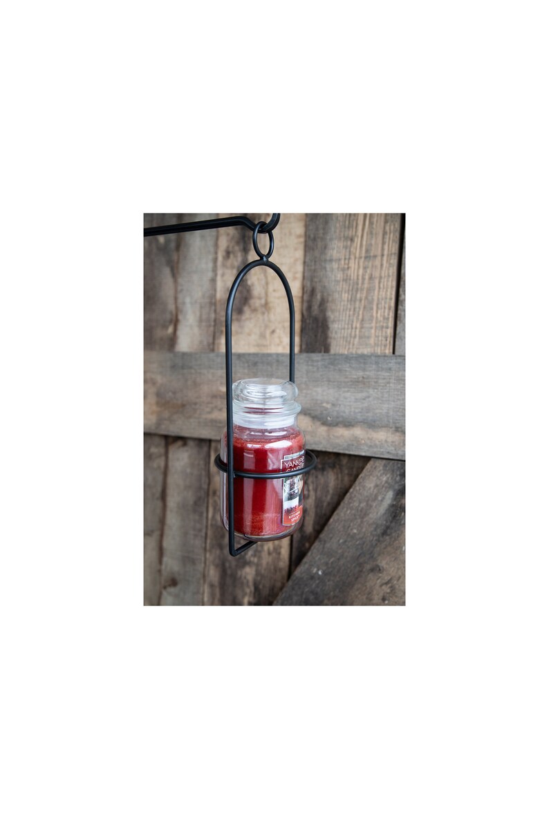 Metal Hanging Candle Holder Wrought Iron Amish Handmade in Etsy