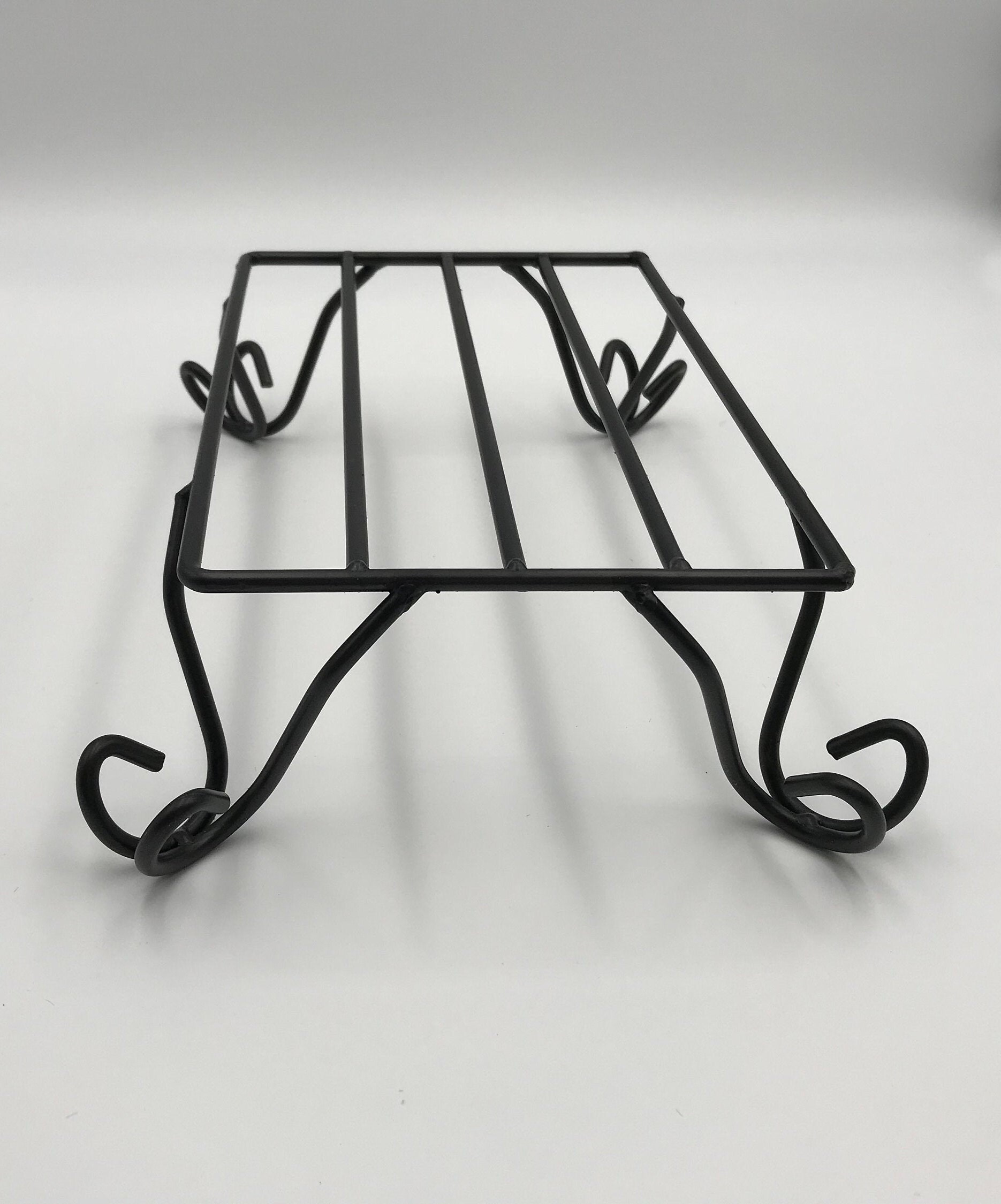Wrought Iron Tray Riser Food Tray Holder Etsy