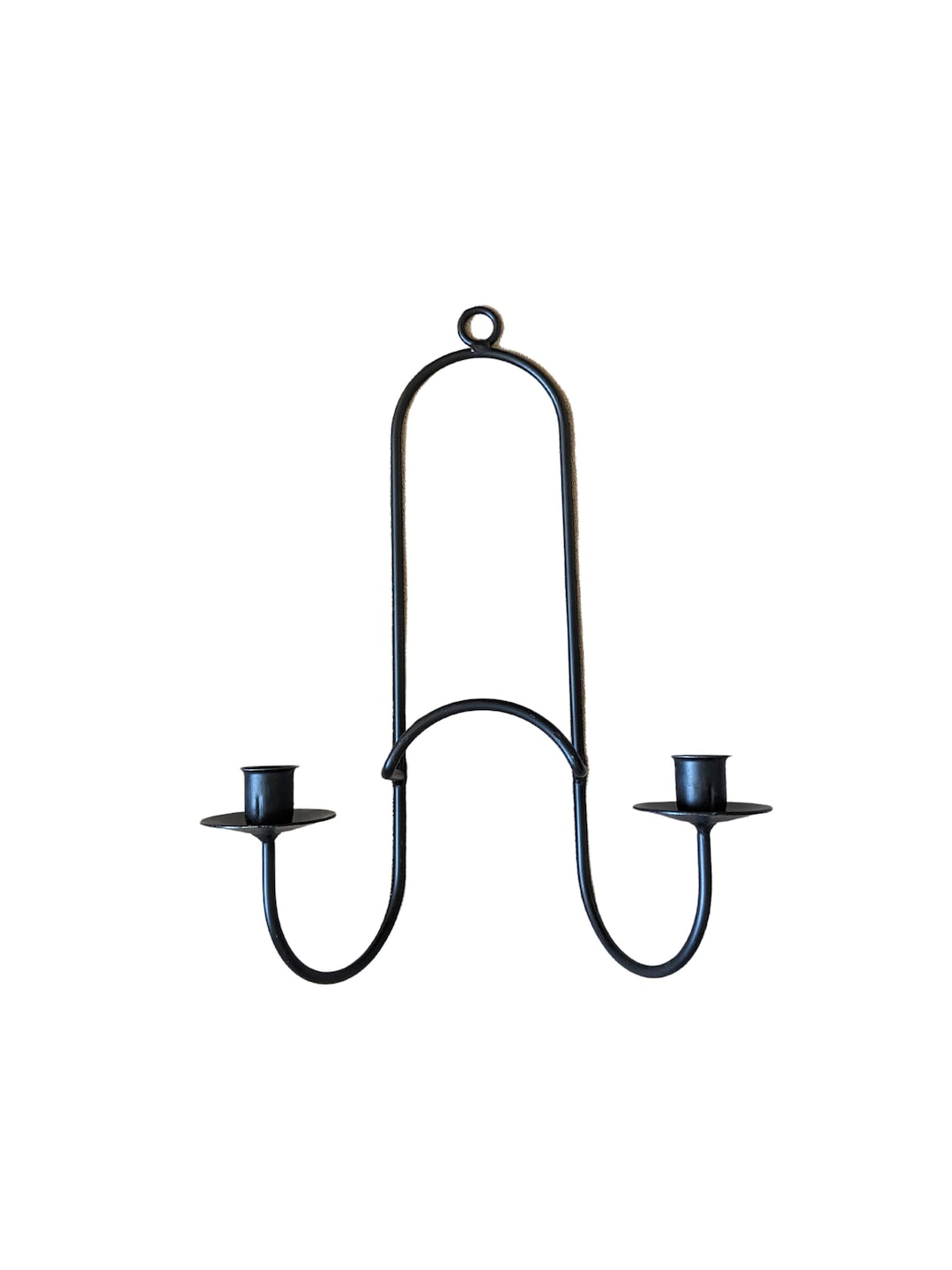 Wrought Iron Plate Holder With Candles Hanging Plate Holder Etsy