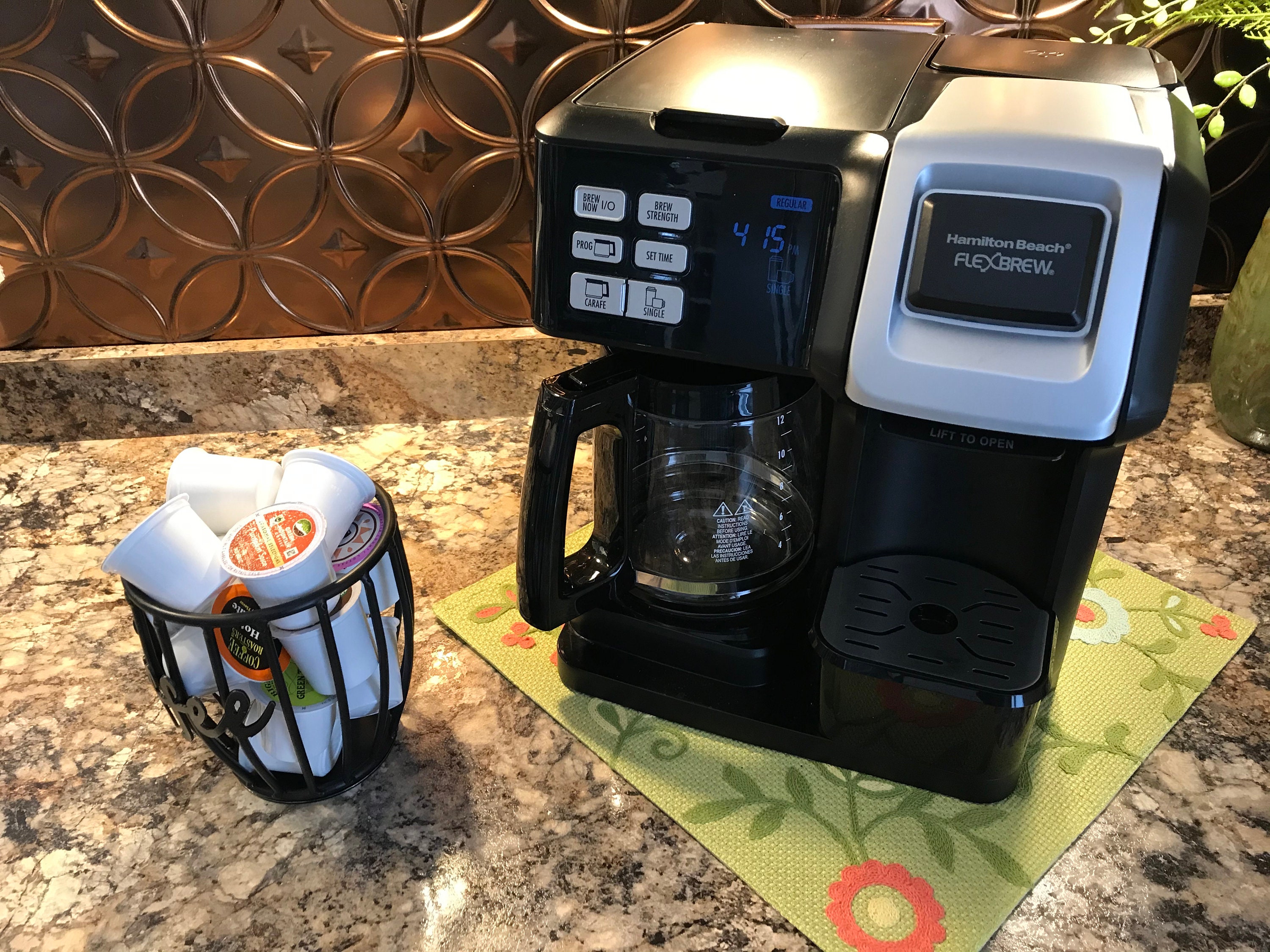 Black Wrought Iron Coffee Mug Keurig K 