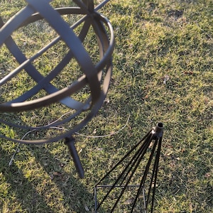 Schmiedeeisen Armillar Amish made Yard Dekor Metall Bild 6
