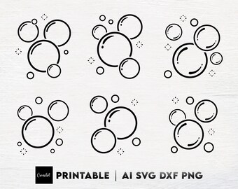 Download Blowing Bubbles Svg Etsy