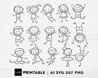 Download Stick Boy Svg Etsy