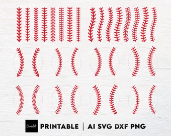 Download Baseball Stitches Svg Etsy