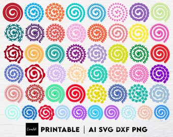 Free Free 190 Rolled Paper Flower Svg SVG PNG EPS DXF File
