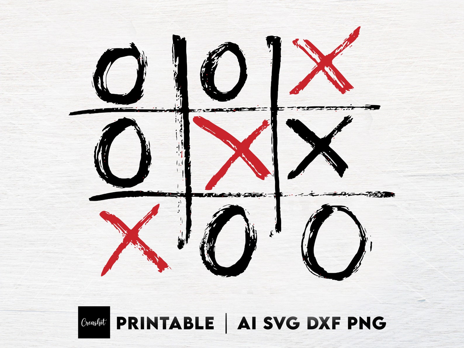 Tic Tac Toe Board Svg Png Eps Dxf Jpg Pdf / Valentines Day Svg | Etsy