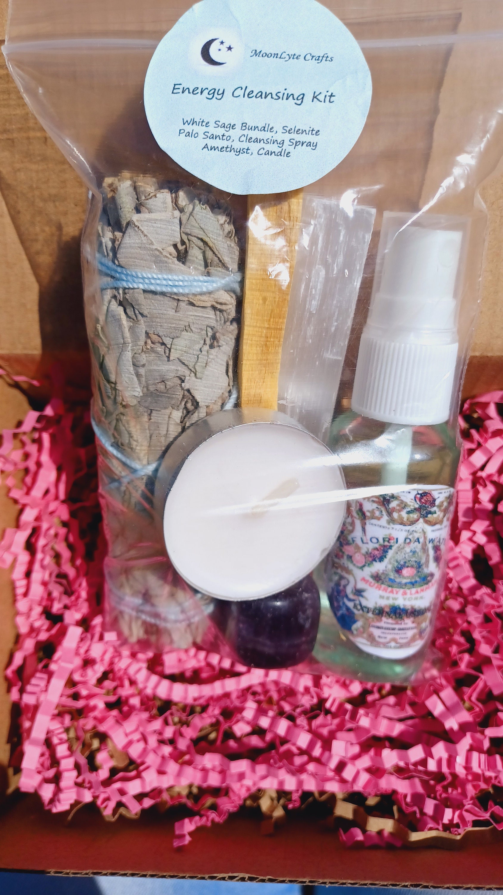 White Sage/energy Cleansing/smudge Kit Etsy